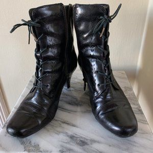 Vintage-style Clarks Granny Boots